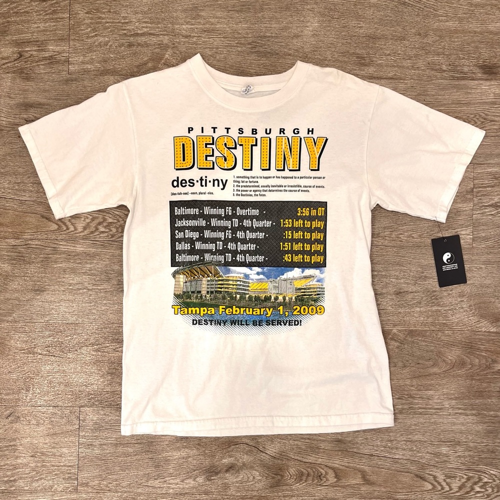 Vintage Pittsburgh Steelers Destiny Tee Medium